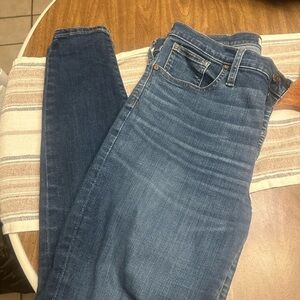 Madewell 9in high rise skinny jeans